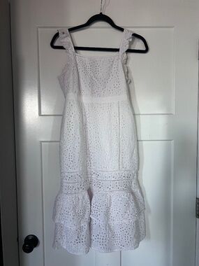 Banana Republic sz2 eyelet dress